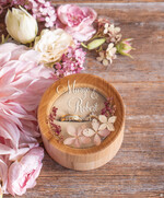 Pudełka Szkatułki na Obrączki szkatułki szkatułka na obrączki ślubne wasze imiona i data pudełko z żywicy 2