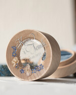 Pudełka Szkatułki na Obrączki szkatułki szkatułka na obrączki ślubne wasze imiona i data żywe kwiaty w żywicy  2