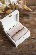 Pudełka Szkatułki na Obrączki szkatułki personalizowane pudełko na obrączki ślubne    5