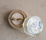 Pudełka Szkatułki na Obrączki szkatułki szkatułka na obrączki z kwiatami, pudełko na obrączki z żywicy, pudełko na obrączki z zatopionymi kwiatami w żywicy, pudełko na obrączki niezapominajki 6