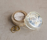 Pudełka Szkatułki na Obrączki szkatułki szkatułka na obrączki z kwiatami, pudełko na obrączki z żywicy, pudełko na obrączki z zatopionymi kwiatami w żywicy, pudełko na obrączki niezapominajki 5