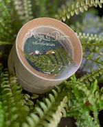 Pudełka Szkatułki na Obrączki szkatułki rustykalne pudełko do podawania obrączek ślubnych , pudełeczko na obraczki slubne z przeźroczystym wieczkiem14