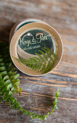 Pudełka Szkatułki na Obrączki szkatułki rustykalne pudełko do podawania obrączek ślubnych , pudełeczko na obraczki slubne z przeźroczystym wieczkiem16