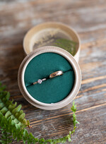 Pudełka Szkatułki na Obrączki szkatułki rustykalne pudełko do podawania obrączek ślubnych , pudełeczko na obraczki slubne z przeźroczystym wieczkiem3