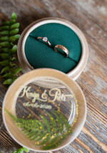 Pudełka Szkatułki na Obrączki szkatułki rustykalne pudełko do podawania obrączek ślubnych , pudełeczko na obraczki slubne z przeźroczystym wieczkiem4