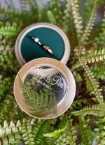 Pudełka Szkatułki na Obrączki szkatułki rustykalne pudełko do podawania obrączek ślubnych , pudełeczko na obraczki slubne z przeźroczystym wieczkiem6