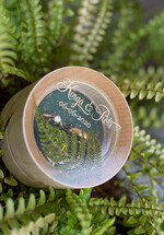 Pudełka Szkatułki na Obrączki szkatułki rustykalne pudełko do podawania obrączek ślubnych , pudełeczko na obraczki slubne z przeźroczystym wieczkiem7