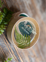 Pudełka Szkatułki na Obrączki szkatułki rustykalne pudełko do podawania obrączek ślubnych , pudełeczko na obraczki slubne z przeźroczystym wieczkiem8