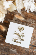 Pudełka Szkatułki na Obrączki szkatułki pudełeczko na obrączki ślubne wasze imiona białe pudełko złote napisy   2