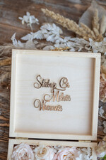 Pudełka Szkatułki na Obrączki szkatułki szkatułka na obrączki wasze imiona i data5