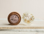 Pudełka Szkatułki na Obrączki szkatułki drewniana szkatułka na obrączki z żywymi kwiatami, pudełko na obrączki z żywicy, pudełko na obrączki z zatopionymi kwiatami w żywicy2