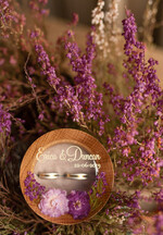 Pudełka Szkatułki na Obrączki szkatułki przeźroczyste  pudełko na obrączki  ślubne zatopione żywe kwiaty w żywicy , pudełeczko na obraczki slubne z przeźroczystym wieczkiem7