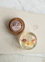 Pudełka Szkatułki na Obrączki szkatułki drewniana szkatułka na obrączki z żywymi kwiatami, pudełko na obrączki z żywicy, pudełko na obrączki z zatopionymi kwiatami w żywicy0