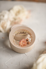 Pudełka Szkatułki na Obrączki szkatułki szkatułka na obrączki wasze imiona i data0