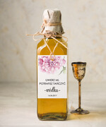 Zawieszki na butelki boho/etno/pióra zawieszka na alkohol weselny, boho wasz tekst0