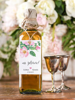 Zawieszki na butelki boho/etno/pióra zawieszki na alkohole weselne, boho eleganckie wasza tresc0