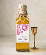 Zawieszki na butelki boho/etno/pióra zawieszki ślubne na butelki, boho wasza tresc0