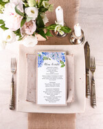 Menu boho weselne menu karta potraw weselnych, boho kwiaty wasze imiona1
