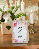 Numery na stół Boho/Etno/Pióra numerki na stoliki ślubne, boho styl usadzenie gości0