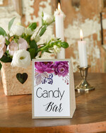 Numery na stół Boho/Etno/Pióra numerek stojak na stół weselny, w stylu boho kwiatowe wzory0