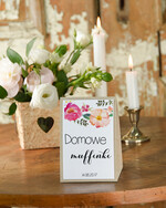 Numery na stół Boho/Etno/Pióra numery na stoły weselne, boho styl usadzenie gości0