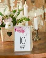 Numery na stół Boho/Etno/Pióra numerki na stoliki ślubne, usadzenie gosci w stylu boho0