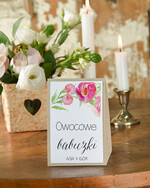 Numery na stół Boho/Etno/Pióra numerki na stoliki ślubne, boho styl usadzenie gości0