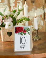 Numery na stół Boho/Etno/Pióra tabliczka z numerem stołu weselnego, boho styl usadzenie gości0