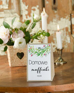 Numery na stół Boho/Etno/Pióra numerki na stół stoły weselne, pióra kwiaty boho stylowe0