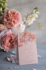 Numery na stół Boho/Etno/Pióra numerki na stół stoły weselne, w stylu boho kwiatowe grafiki0