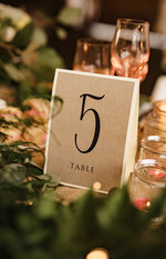 Numery na stół Boho/Etno/Pióra numerki na stoliki ślubne, w stylu boho kwiatowe wzory0