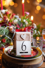 Numery na stół Rustykalne tabliczka z numerem stołu weselnego, styl rustykalny wesele w stodole3