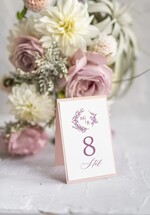 Numery na stół Rustykalne usadzenie gości numery na stół weselny, inspirowane naturą w stylu rustykalnym0