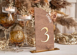 Numery na stół Rustykalne Drewniane numerki na stół weselny, rustykalne numery stołów weselnych, rustykalne numerki na stol weselny, drewniane numery stolow weselnych3