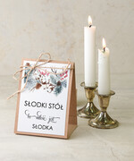 Numery na stół Rustykalne numery na stół gości weselnych, inspirowane naturą w stylu rustykalnym0