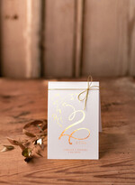 Numery na stół Glamour numerek stojak na stół weselny, złote w stylu glamour0