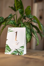 Numery na stół Glamour usadzenie gości numery na stół weselny, złote klasyczne i eleganckie2