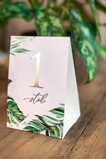 Numery na stół Glamour usadzenie gości numery na stół weselny, złote klasyczne i eleganckie3