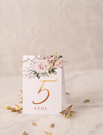 Numery na stół Glamour usadzenie gości numery na stół weselny, złoto klasyczna elegancja w stylu glamour1