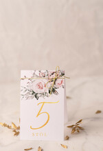 Numery na stół Glamour usadzenie gości numery na stół weselny, złoto klasyczna elegancja w stylu glamour0