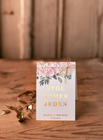 Numery na stół Glamour numerek stojak na stół weselny, styl glamour zlocone i błyszczące0