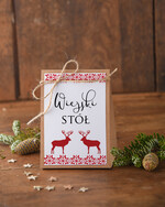 Numery na stół Otwarte jednokartkowe numerki na stół stoły weselne, usadzenie gości klasyczne0