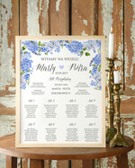 Plany stołów Plakaty Rustykalne tablica informacyjna dla gości weselnych, wybierz rozmiar rustykalne0