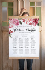 Plany stołów Plakaty Rustykalne plan stołów  weselnych usadzenie gości na weselu, rustykalny styl wybierz rozmiar0