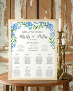 Plany stołów Plakaty Rustykalne planer ślubny plan usadzenia gości na weselu, dopasuj swoj rozmiar rustykalne0