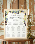 Plany stołów Plakaty Rustykalne plan stołów  weselnych usadzenie gości na weselu, dopasuj swoj rozmiar rustykalne0