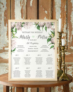 Plany stołów Plakaty Rustykalne plansza ślubna plan stołów weselnych, dopasuj swoj rozmiar rustykalne0