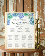 Plany stołów Plakaty Rustykalne planer ślubny plan usadzenia gości na weselu, wybierz rozmiar rustykalne0