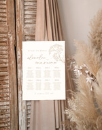 Plany stołów Plakaty Rustykalne tablica z planem stołów na wesele plan stołów weselnych prosty i nowoczesny plan usadzenia gości 1