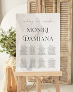 Plany stołów Plakaty Rustykalne plan usadzenia gości, tablica z planem stołów na wesele, plan stołów weselnych rustykalny plan usadzenia gości na weselu, powitanie na weselu 0